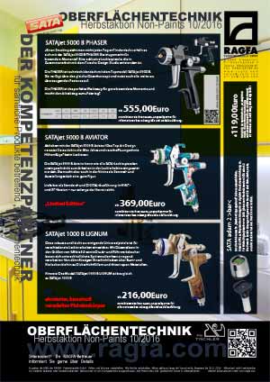 Flyer RAGFA Herbstaktion Möbelbau NonPaints Seite1 10 2016