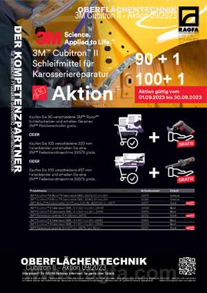 Flyer RAGFA 3M Schleifmittel Aktion Seite01 09 2023